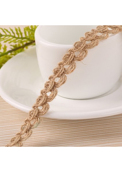 C Stili 5 M Doğal Çuval Bezi Hessen Jüt Sicim Kordon Keten Halat Dize Hediye Paketleme Dizeleri Düğün Parti Dıy Dekoratif Makrome Keten Halat (Yurt Dışından) fırsatları