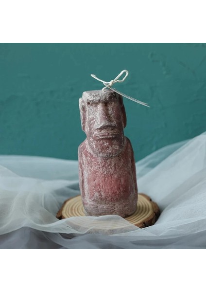 Paskalya Adası Taş Stili Paskalya Adası Taş Şekli Silikon Mum Kalıbı Yaratıcı Tasarım 3D Heykeli Aroma Basit Geometrik Sabun Yapımı Ev Dekorasyonu Kalıp (Yurt Dışından) modelleri