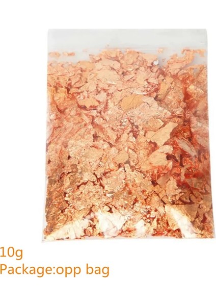 Koyu Gri Tarzı 10G Altın Yaprak Yaldız Reçine Flakey Altın Yaprak Flake Reçine Sanat Dekorasyon Diy Mum Yapımı Malzemeleri Dekor Aksesuar (Yurt Dışından)