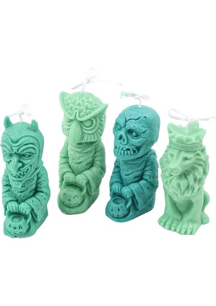 Koyu Haki Stili Demon Eagle Aslan Totem Mum Silikon Kalıp El Yapımı Masaüstü Dekorasyon Için Alçı Epoksi Reçine Aromaterapi Mum Silikon Kalıp (Yurt Dışından) modelleri