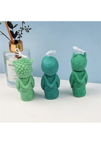 Koyu Haki Stili Demon Eagle Aslan Totem Mum Silikon Kalıp El Yapımı Masaüstü Dekorasyon Için Alçı Epoksi Reçine Aromaterapi Mum Silikon Kalıp (Yurt Dışından) fırsatları