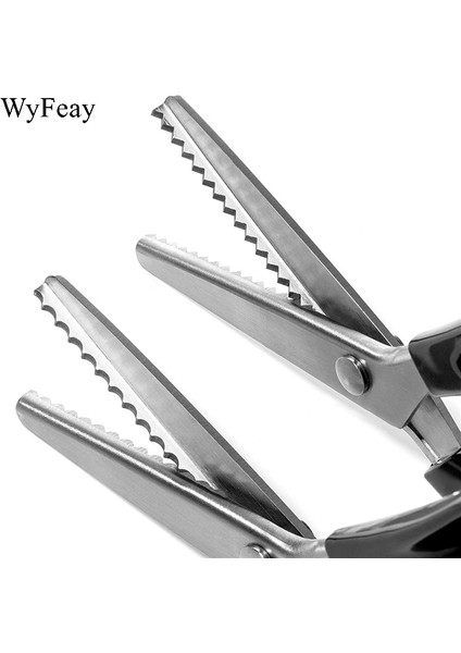 Dalga 5mm Stili 23.5cm Oyma Makası Paslanmaz Çelik Terzilik Veya Tırtıklı Taraklı Profesyonel Dikiş Terzi Zig-Zag Kumaş Veya (Yurt Dışından)