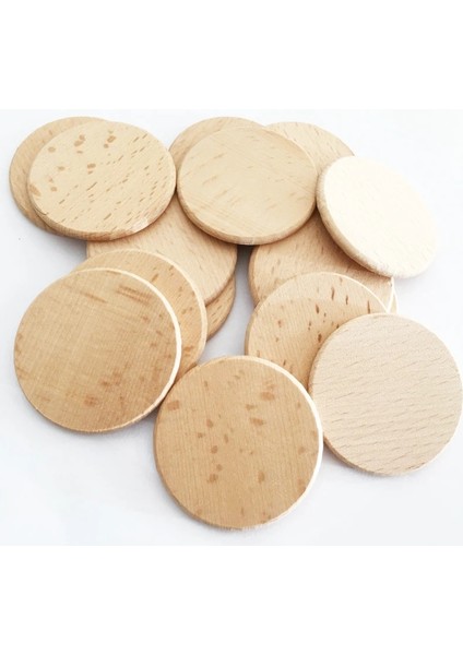 B Tarzı Sanat ve El Sanatları Projeleri, Masa Oyunu Parçaları, Süsler Için Yuvarlak Bitmemiş Ahşap Kesme Çemberi (Yurt Dışından) fırsatları