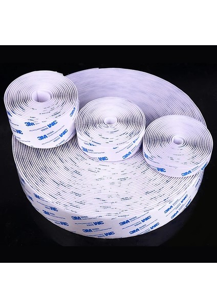 38MM Beyaz 500CM Stili 5mpairs mm Güçlü Kendinden Yapışkanlı Raptiye Bandı Naylon Kanca ve Döngüler Sticker Velcros Yapıştırıcı 3m Tutkal Sihirli Dıy (Yurt Dışından)