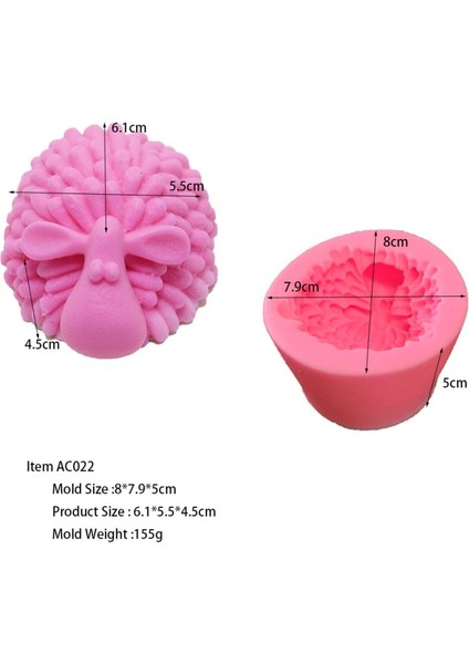 Koyun Stili 3D Sevimli Koyun Silikon Mum Kalıpları Formları Dıy Mum Yapımı El Yapımı Sabun Kil Alçı Reçine El Sanatları Kalıpları Kek Dekorasyon Araçları (Yurt Dışından) indirimleri