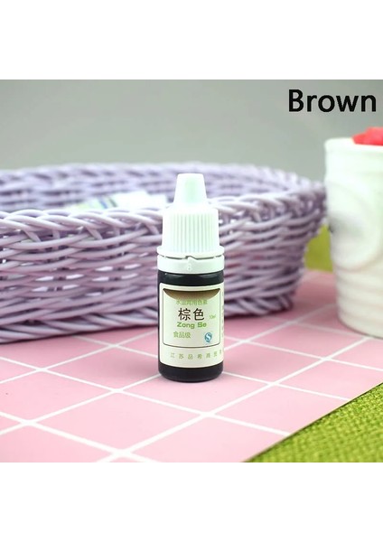 Koyu Gri Tarzı Sıcak Boyama Pigment Balçık Kristal Çamur Uv Reçine Boyama Su Yağı Çift Kullanımlı Pigment Dıy Craft NDS66 (Yurt Dışından)