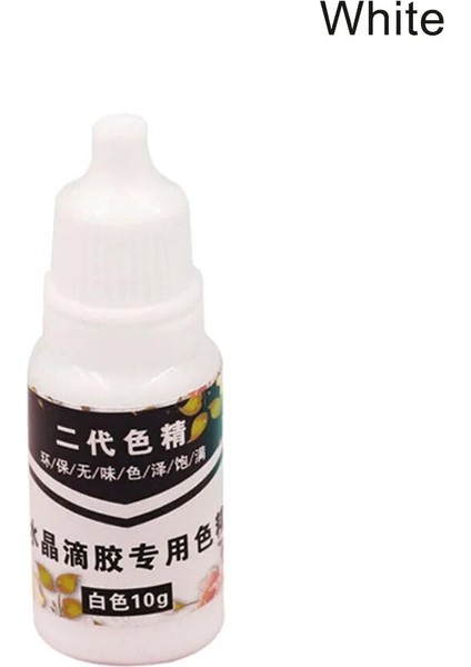Beyaz Stil Yüksek Konsantrasyon Uv Reçine Sıvı Inci Renk Boya Pigment Epoksi Dıy Takı Yapımı Için Sabun Mum Sanat El Sanatları Malzemeleri (Yurt Dışından)