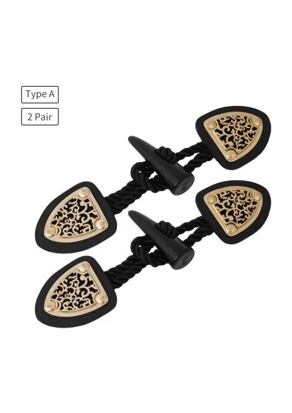 NO.173 Stili 3 Pair Hırka Klipler Tutucu Toka Şal Gömlek Pu Deri Klipsler Kaymaz Kilitleme Toka Dıy Pelerin Giyim Aksesuarları (Yurt Dışından)