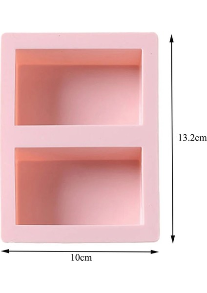 Pembe Bir Stil El Yapımı Sabun Kare Sabun Kalıpları Dıy Silikon Sabun Kalıbı En Iyi Hediyeler Kare Şekli Silikon Kalıp Kek Kalıbı, 125 G Sabun Yapabilir (Yurt Dışından)