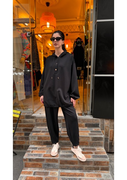 34476 Çıtçılı Sweat Sweat-Siyah fiyatları
