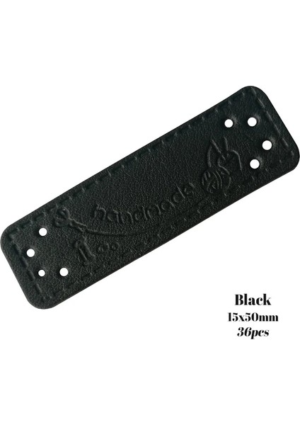 Siyah Etiketler 36PCS Tarzı Dikiş El Yapımı Deri Çanta Etiketleri Giysiler Için Diy Craft Malzemeleri Hediyelik El Işi Deri Etiketler El Yapımı Giysiler Etiketleri (Yurt Dışından)