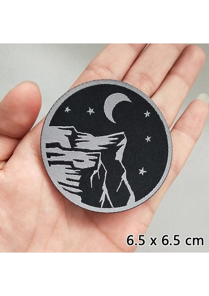 NO.622 Stili Moda Yamalar Yuvarlak Dikdörtgen Nakış Giysiler Için Demir On Aplikler Çıkartmalar Işlemeli Rozetler Çizgili Yama Sırt Çantası Için (Yurt Dışından)