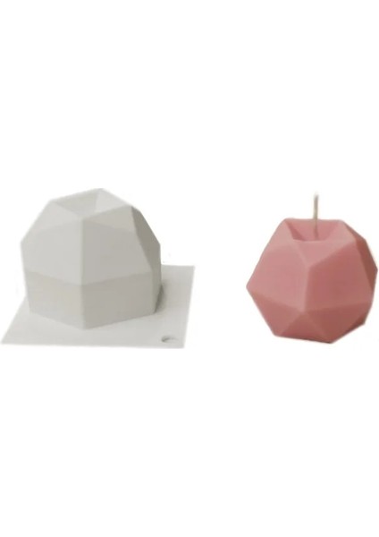 Mum Kalıp Stili Mum Yapımı Için Yaratıcı Geometrik Şekil Mum Kalıpları Yeni Mum Diy Kalıp Aromaterapi Mum Alçı Pişirme Silikon Kalıp (Yurt Dışından) modelleri