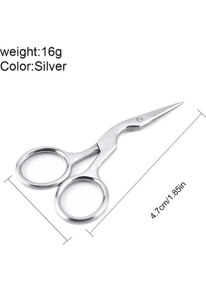 Lmdz Paslanmaz Çelik Erkekler Bıyık Kırpma Makas Sakal Ors Yüz Vücut Güzellik Mini Küçük Viraj Bıçak Makyaj Aracı (Yurt Dışından) fiyatları