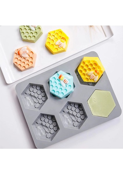 Çiçek Stili 1 Adet Bal Arısı Silikon Sabun Kalıbı Diy El Yapımı El Sanatları 3D Sabun Kalıbı Silikon Dikdörtgen 6 Formları Sabun Yapımı Için Sabun Kalıpları (Yurt Dışından) fiyatları