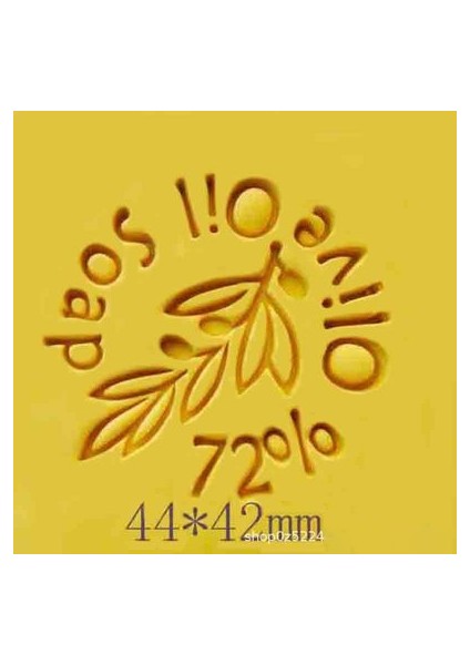 No.45 4.4x4.2cm Stili El Yapımı Reçine Sabun Damga Kalıbı Mini Diy Doğal Sabun Çiçek Bitkileri Desenleri Sabun Yapımı Için Sabun Bölüm Akrilik Damga (Yurt Dışından)