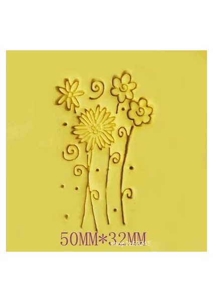 No.45 4.4x4.2cm Stili El Yapımı Reçine Sabun Damga Kalıbı Mini Diy Doğal Sabun Çiçek Bitkileri Desenleri Sabun Yapımı Için Sabun Bölüm Akrilik Damga (Yurt Dışından)