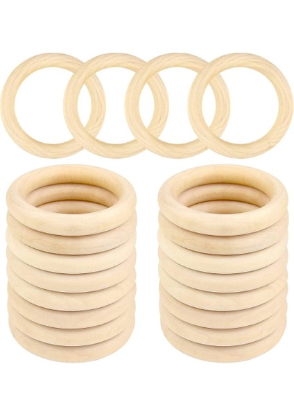 15MM 100 Adet Stil mm El Sanatları Için Bitmemiş Ahşap Yüzükler Doğal Ahşap Yüzükler Dıy Ahşap Çemberler Süsler Konnektörler Takı Yapımı Yüzük Kolye (Yurt Dışından) fırsatları