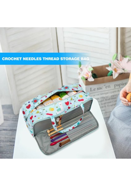 No.1 Tarzı Klasik Doku Nakış Saklama Çantası Pratik Çok Fonksiyonlu Dayanıklı Tığ Kancaları Iplik Iplik Organizatör Tutacağı (Yurt Dışından) indirimleri