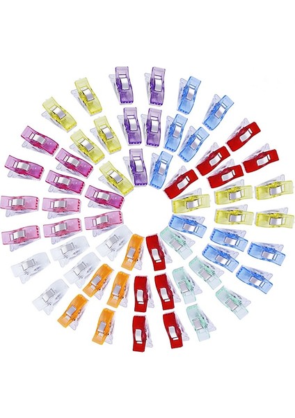 Sarı 20 Adet Tarzı Iş Ayak Kılıfı Çok Renkli Plastik Klipsler Dikiş Klipsi Kumaş Kelepçeleri Patchwork Hemming Dikiş Aksesuarları Costura Dikiş Araçları (Yurt Dışından)