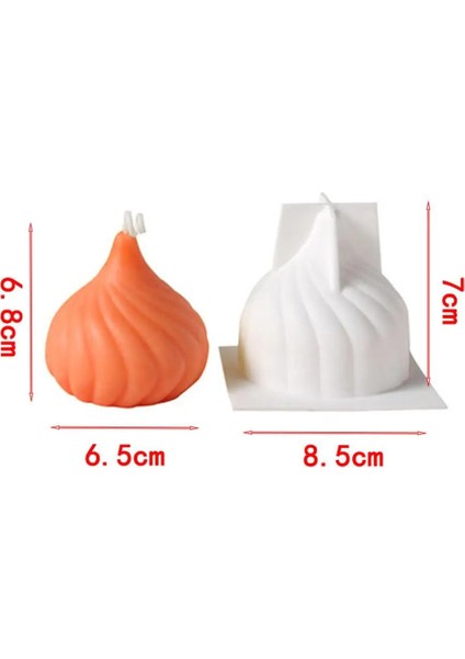 Bir Stil Yuvarlak Yaratıcı Örgü Yün Silindir Mum Silikon Kalıp Noel El Sanatları Kalıp Diy Kil Aroma Mum Alçı Silikon Kalıp (Yurt Dışından)
