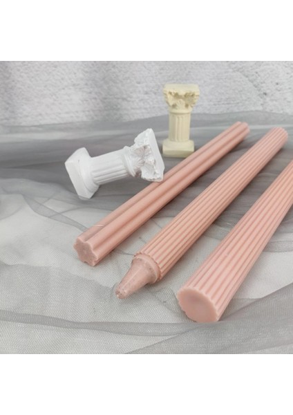 Stil2-10 Stili 1 Adet Plastik Uzun Kutup Şerit Mum Kalıp Sabun Yapımı Maç Büyük Silindir Kaburga Kil Araçları Kilise Partisi El Yapımı Dıy Zanaat (Yurt Dışından)