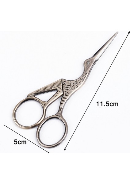 11.5cm Mavi Bakır Stili Paslanmaz Çelik Claors Vinç Avrupa Tarzı Küçük Çapraz Stitor Dikiş Aksesuarları Ev Terzi Ors Anne Için (Yurt Dışından)