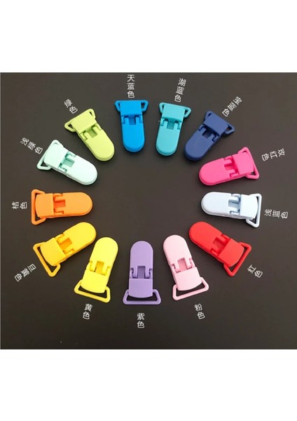 Fuşya Tarzı Plastik Zanaat Dikiş Aracı ile Lastik Askı Emzik Klipsleri (Yurt Dışından) fırsatları