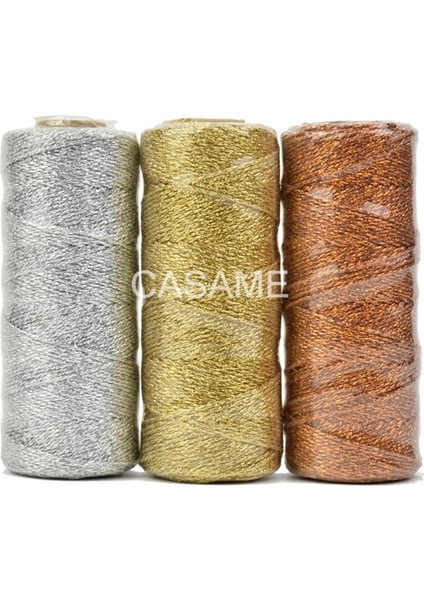 Yeşil Stil Fırıncı Sicim Çizgili 110 YARD12PLY Çizgili Dıy Metalik Altın Altın Gümüş Büküm Halat Fırıncı Ipleri Zanaat Hediye Paketleme Makaraları (Yurt Dışından) fiyatları