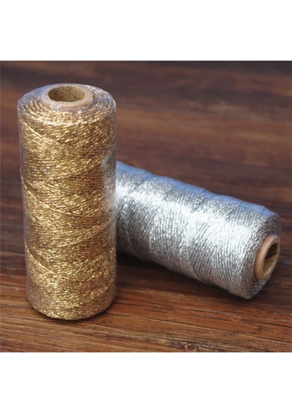 Yeşil Stil Fırıncı Sicim Çizgili 110 YARD12PLY Çizgili Dıy Metalik Altın Altın Gümüş Büküm Halat Fırıncı Ipleri Zanaat Hediye Paketleme Makaraları (Yurt Dışından) modelleri