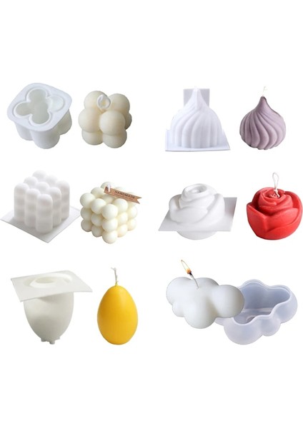 Aşk Tarzı Dıy Küp Mum Silikon Kalıplar El Yapımı Sabun El Sanatları Aromaterapi Alçı 3D Reçine Kalıp Pişirme Çikolata Tatlı Kek Kalıbı Aracı (Yurt Dışından) fırsatları