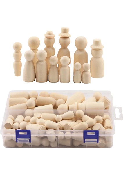55 mm Kız Stili 35 mm Erkek ve Kız 10 Adet Ahşap Peg Bebekler Doğal Akçaağaç Kız ve Erkek Aile Boyasız Ahşap Boşluklar Diy Ev Dekorasyon Ahşap El Sanatları Bebek Oyuncakları Için (Yurt Dışından) fiyatları