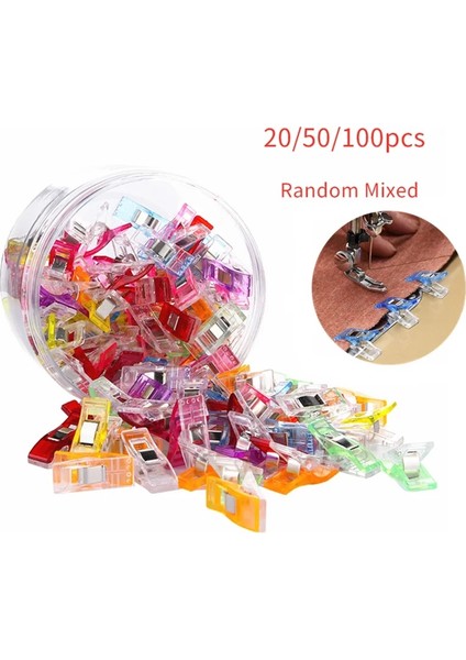 100 Adet Çanta Tarzı Pc'ler Dikiş Klipsleri Plastik Dıy Crafting Tığ Işi Örgü Giyim Klipleri Çeşitli Renkler El Sanatları Kapitone Klipsi Sabitleme (Yurt Dışından) fiyatları