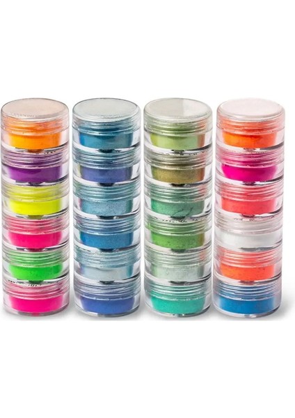 No.1 Tarzı 1 Takım Kozmetik Sınıfı Sedefli Mika Tozu Epoksi Reçine Boya Inci Pigment Dıy Takı El Sanatları Aksesuar Yapımı (Yurt Dışından)