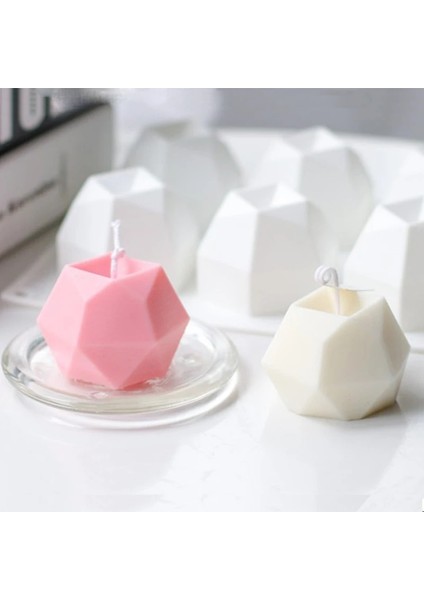 Çift ​​stil Geometrik Şekil Mum Silikon Kalıplar Ev Yapımı Balmumu Mum Sabun Mum Boya Balmumu Eriyik Kurdeşen Mum Yapımı Için Arı Kovanı Kalıp Malzemeleri (Yurt Dışından) fiyatları