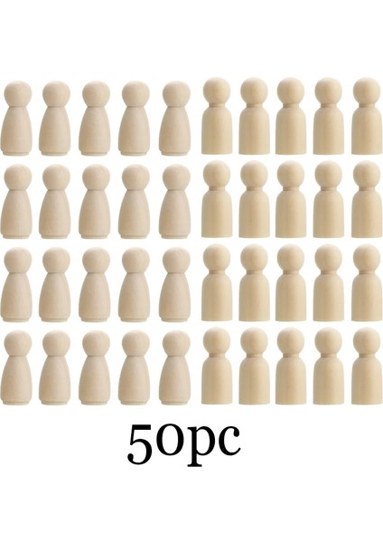 43 mm Erkek Çocuk Stili Birçok Ahşap Peg Doll Dıy Craft El Yapımı Boş Kadın Erkek Diy Ahşap El Sanatları Için Boyasız Rakamlar Bebek Oyuncakları Ev Deco (Yurt Dışından) fiyatları