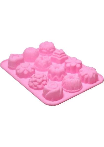 Pembe Tarzı 3D Kek Pişirme Kalıbı Silikon Sabun Kalıbı Çikolata Malzemeleri Jöle Pişirme Tavası Tepsi Kalıpları Şeker Dıy Yapma Aracı Kek Dekor (Yurt Dışından)