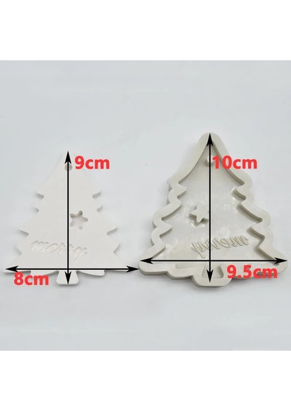 Ağaç Stili Kar Noel Ağacı Silikon Kalıp El Yapımı Sabun Kalıp Kek Pişirme Aracı Aroma Mum Alçı Kil Kalıp Noel Yeni Yıl Partisi Iyilik (Yurt Dışından)
