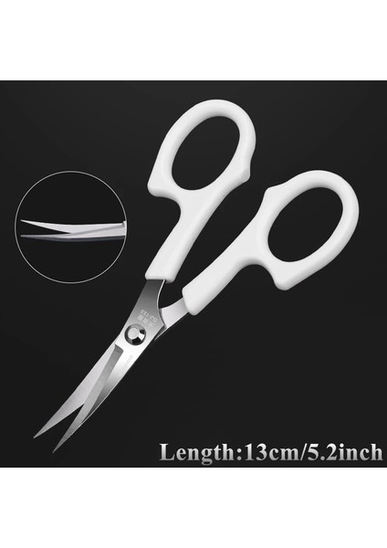 13CM 5.2 Inç Stili Kavisli Veya Nakış Kesme Baş Yukarı Veya Açılı Kumaş Çapraz Dikiş Kuyruk Aletleri Dikiş El Sanatları Aksesuarları (Yurt Dışından)