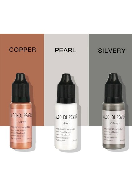 S Tarzı Metalik Alkol Pigment Reçine Boya Alkol Bazlı Mürekkep Konsantre Boya Epoksi Reçine Renklendirici Reçine Döküm El SANATLARI15ML (Yurt Dışından) fırsatları