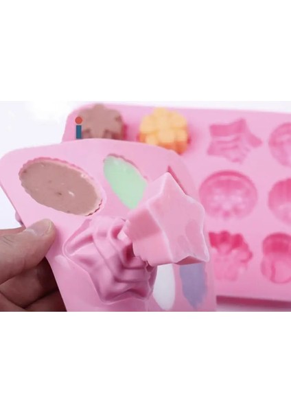 Pembe Tarzı Yaratıcı 2 In 1soap Kalıp Silikon Kek Pişirme Kalıbı Silikon Kek Kalıpları 3D Çiçek Şekilli Kalıplar Şeker Sabun Kalıp Yapma Araçları Dıy (Yurt Dışından) indirimleri