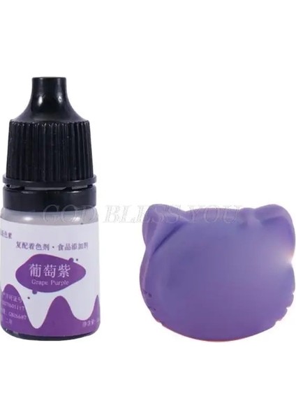 Gp Stili 10 Renk 10ML El Yapımı Sabun Boya Pigment Dıy Uv Epoksi Reçine Kalıp Mum Sabun Boyama Sıvı Dudak Parlatıcı Renklendirici (Yurt Dışından)