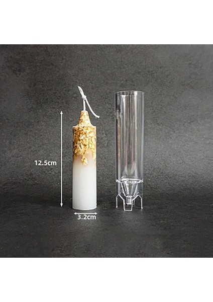 Kilise Kafa Stili Andle Mum Yapımı Için Kalıplar Sütun Karecylinderball Plastik Mum Kalıpları Dıy Mum El Sanatları Dıy Alçı Alçı Kalıp (Yurt Dışından)