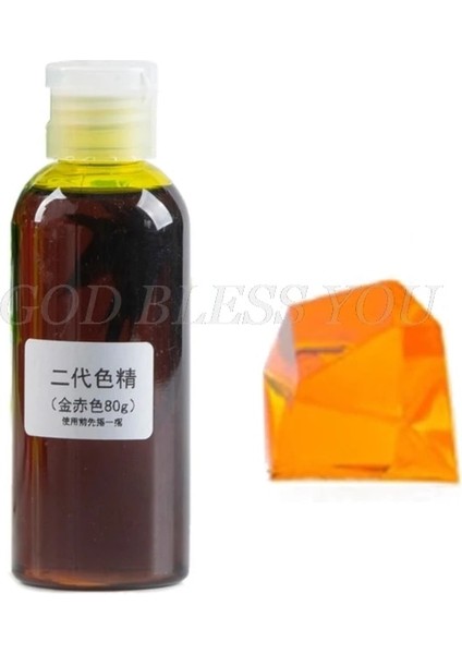 gr Stili Büyük Şişe 80G Alay Kiti Epoksi Reçine Boyama Boya Pigment Renklendirici Kristal Kalıp Sabun Yapımı (Yurt Dışından)