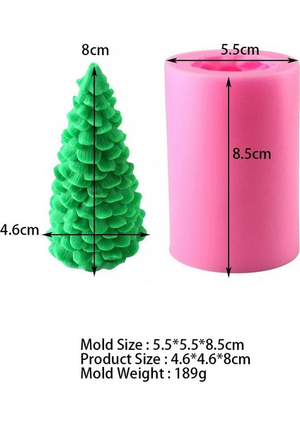 Bkxxx Stili 3D Mum Silikon Kalıp Noel Baba Mum Yapımı Balmumu Kalıpları Aroma Alçı Reçine Zanaat Döküm Kalıp Noel Süs Noel Hediyesi (Yurt Dışından)