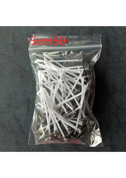 No.2 Uzun 50MM Stil Çanta Mum Fitilleri Kalın Dıy El Yapımı Mum Yapma Malzemeleri Malzeme Dumansız Lamba Çekirdeği Kalın Mumlu Fitiller Noel (Yurt Dışından)