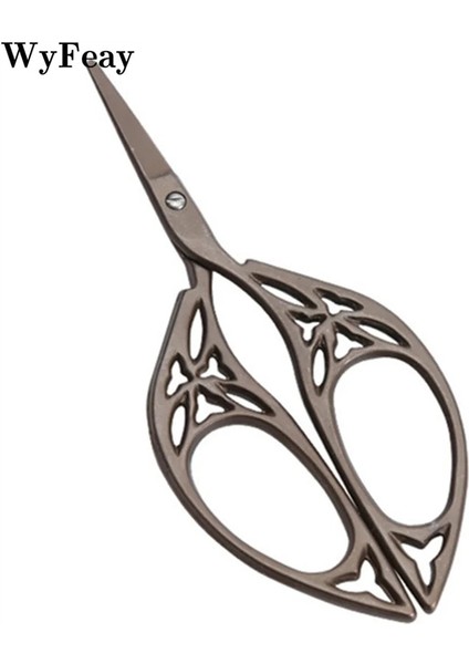 Çikolata Rengi Stili Retro Vintage Ors Çiçek Deseni Oya Nakış Paslanmaz Çelik Terzi Veya Iplik Düzeltici Dikiş Araçları (Yurt Dışından) fırsatları