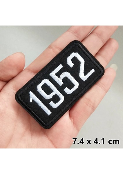 NO.731 Stili Moda Çıkartmalar Siyah ve Beyaz Giysiler Için Nakış Yamaları Sırt Çantası Demir On Patch Işlemeli Yamalar Rozet Aplikler Kot (Yurt Dışından)