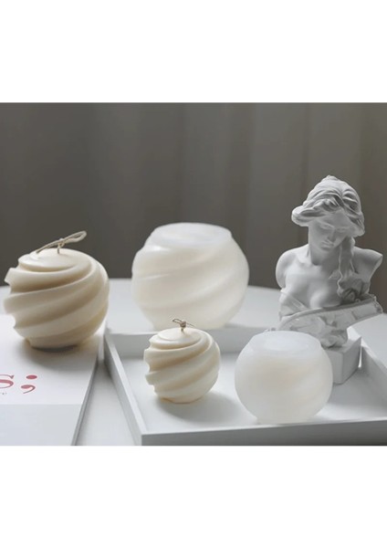 100 Adet Tarzı Yaratıcı Top Mum Silikon Kalıp Dıy Basit Geometri Aromatik Alçı Sabun Mum Hediyeler Yapımı Zanaat Ev Dekor Malzemeleri (Yurt Dışından)
