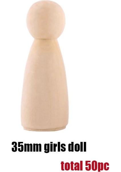 35 mm Kız Stili Birçok Ahşap Peg Doll Dıy Craft El Yapımı Boş Kadın Erkek Diy Ahşap El Sanatları Için Boyasız Rakamlar Bebek Oyuncakları Ev Deco (Yurt Dışından)